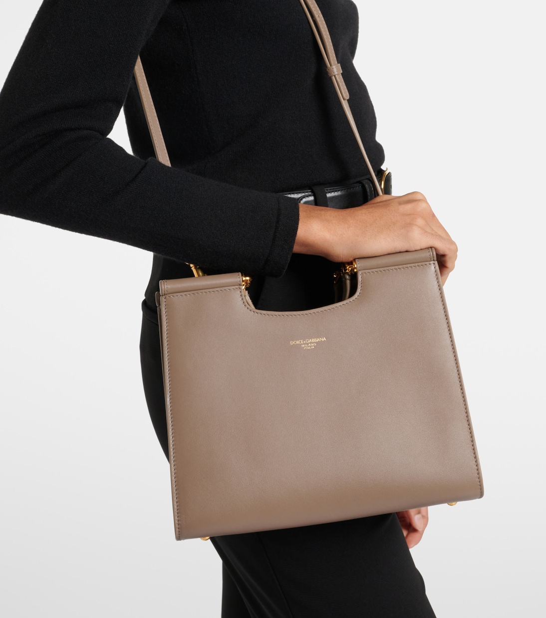 Borsa Sicily Medium in pelle | Dolce&Gabbana
