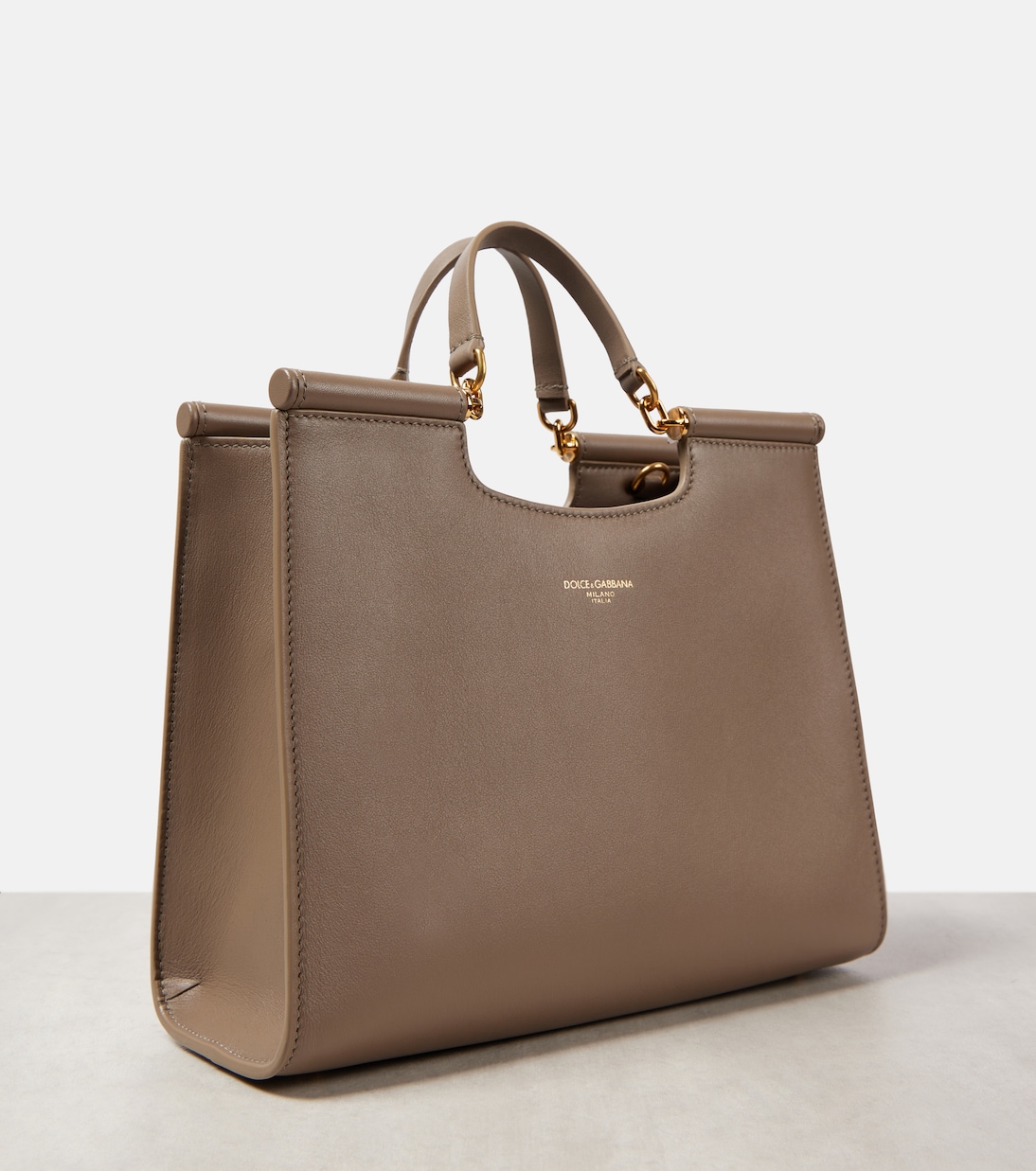 Borsa Sicily Medium in pelle | Dolce&Gabbana