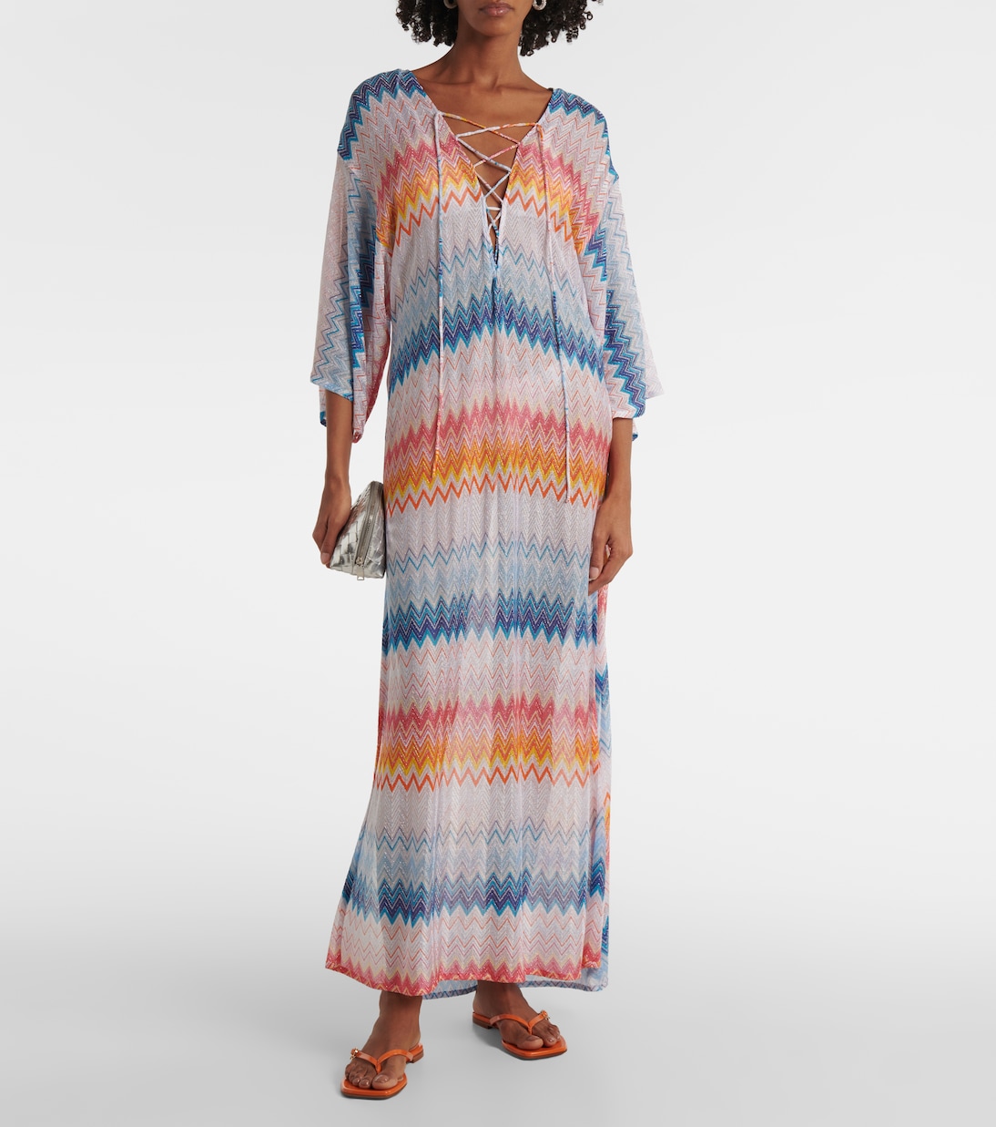 Caftán largo en zigzag | Missoni