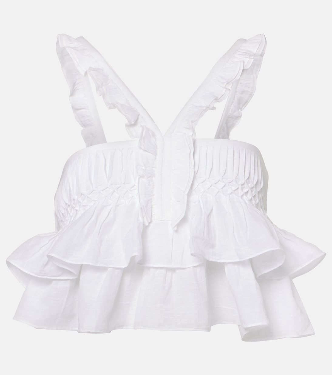 Top Daliana in misto cotone con volant | Marant Etoile