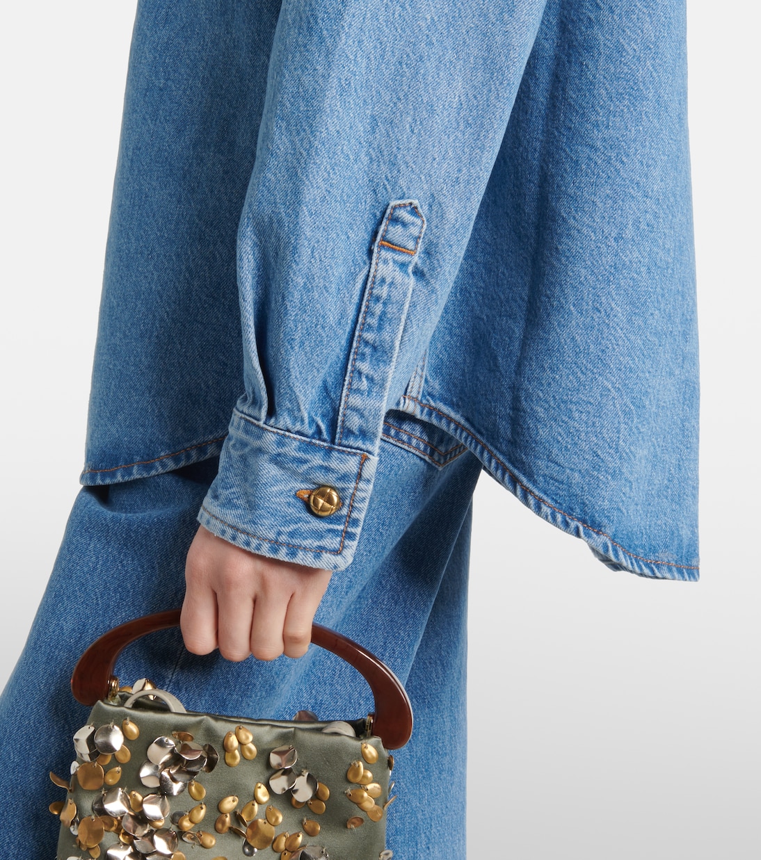Camisa Nariida Berber en denim | Blazé Milano