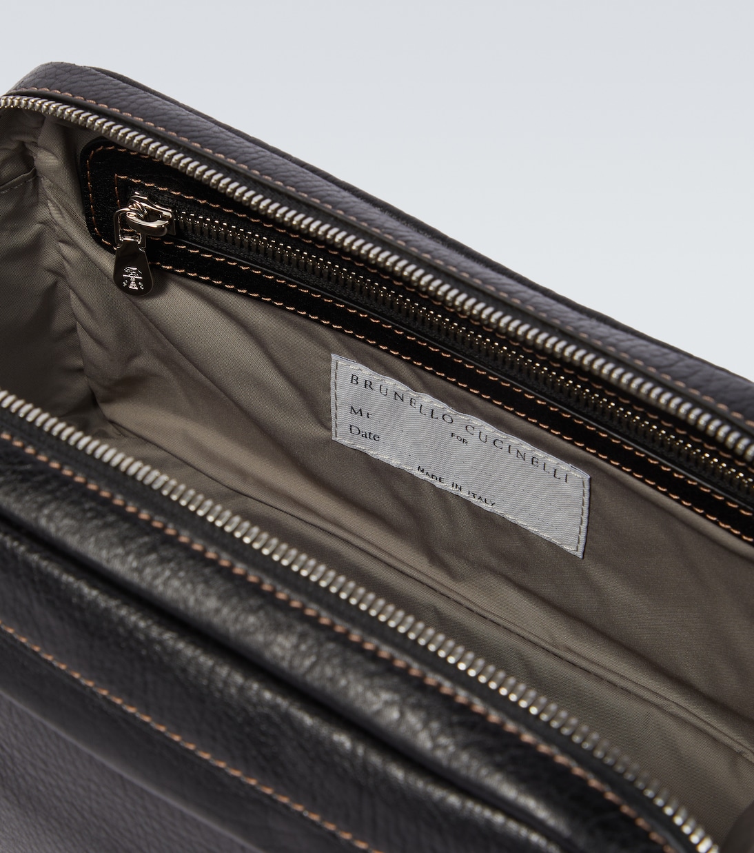 Beauty case in pelle | Brunello Cucinelli
