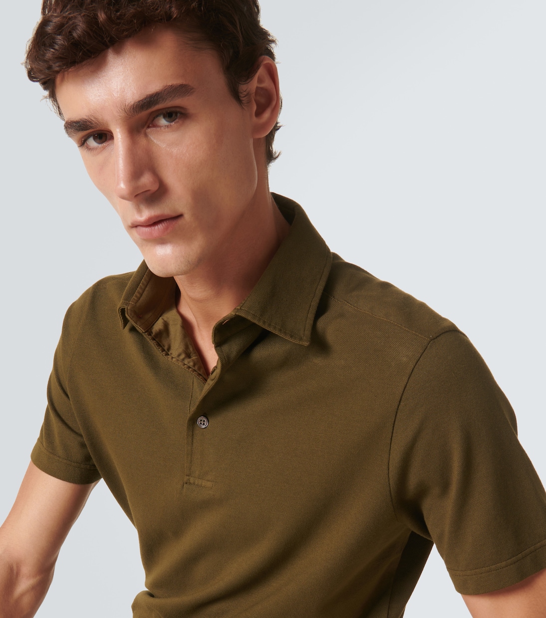 Polo de piqué de algodón | Loro Piana