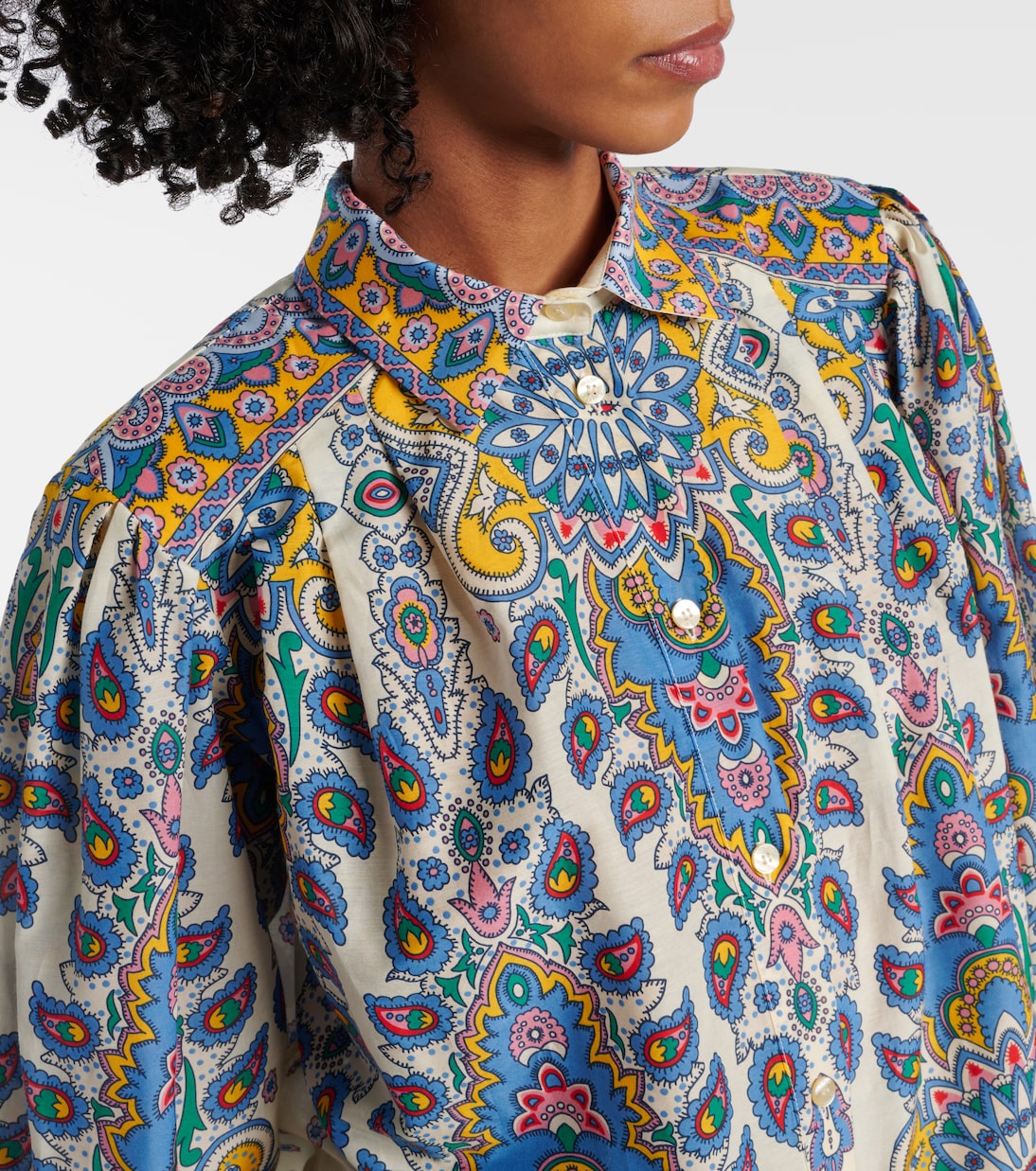 Camisa de algodón y seda con paisley | Etro