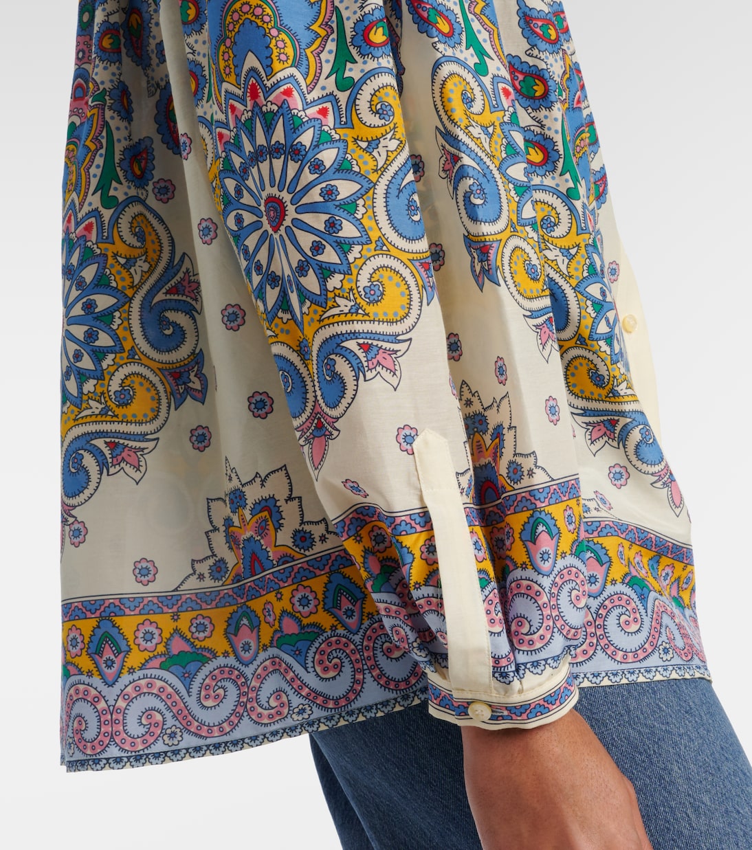 Camisa de algodón y seda con paisley | Etro