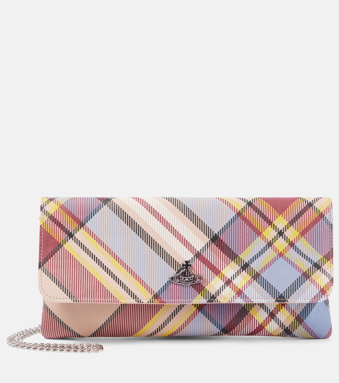 Clutch Tartan aus Leder | Vivienne Westwood
