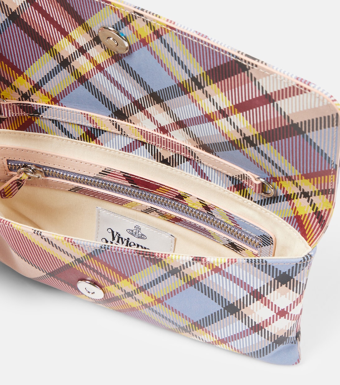 Clutch Tartan aus Leder | Vivienne Westwood