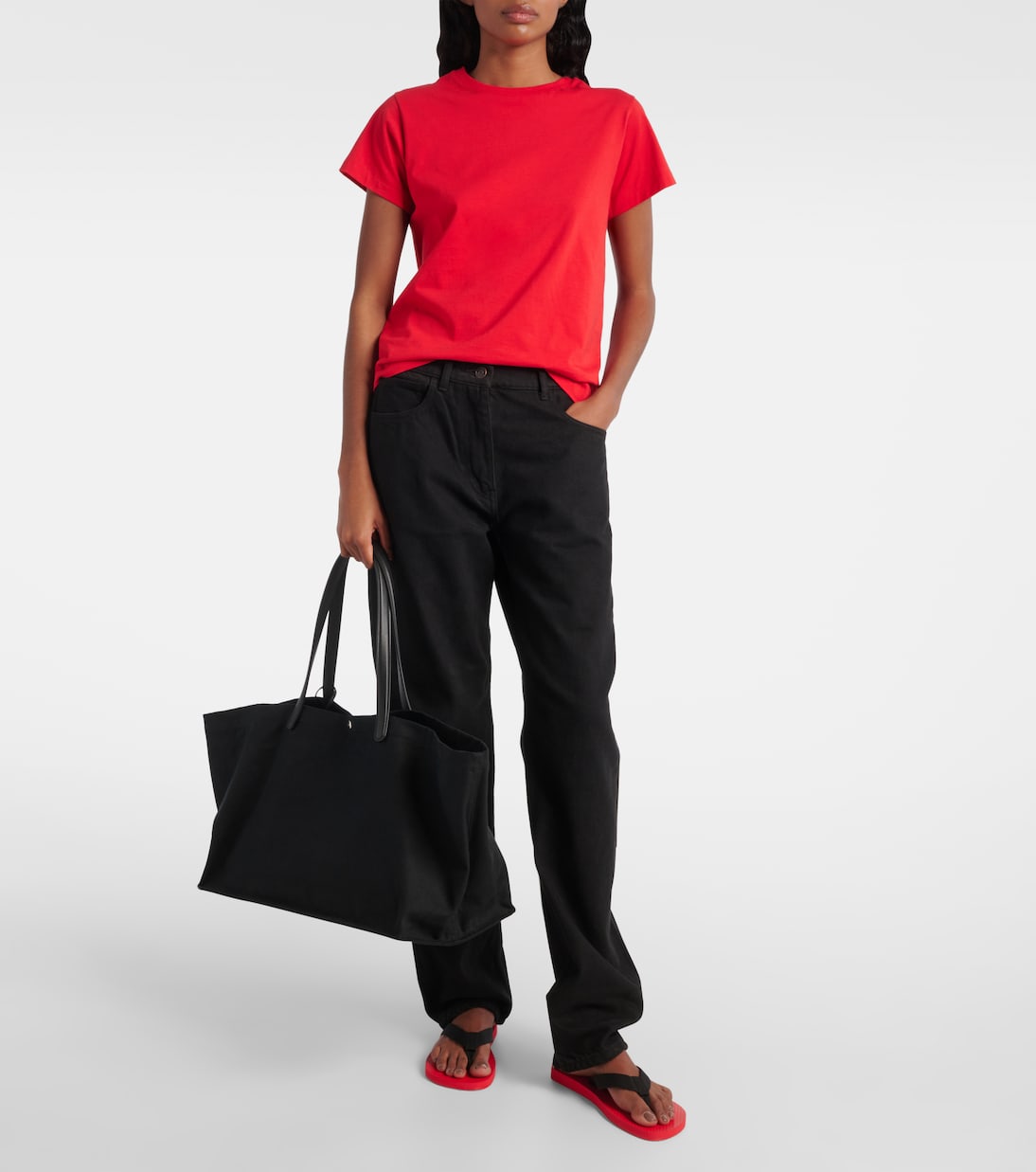 Cabas Idaho XL en toile | The Row