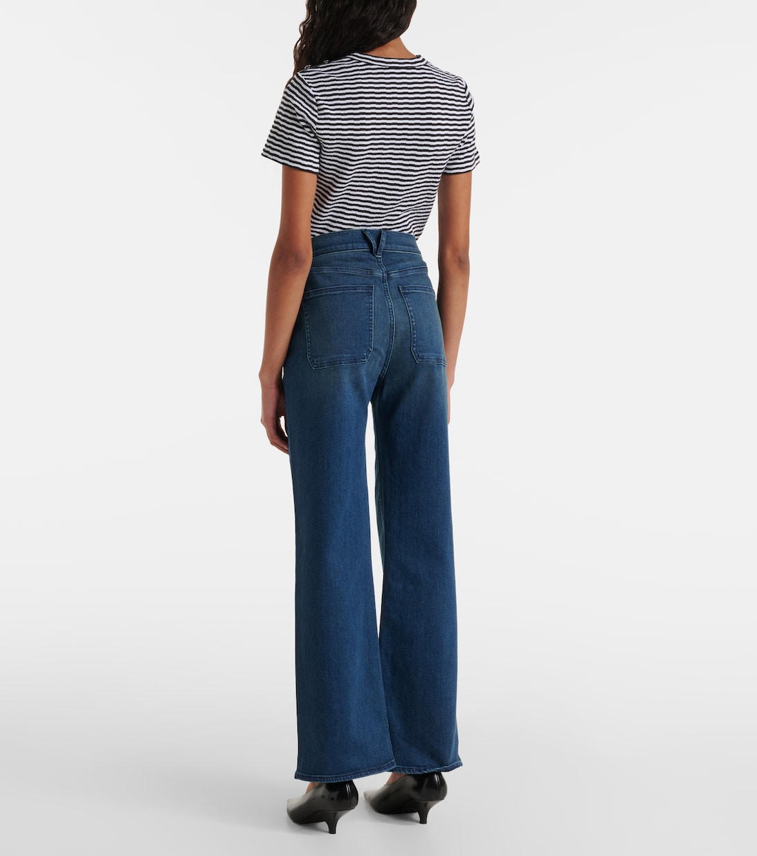 Jeans flared Crosbie a vita alta | Veronica Beard