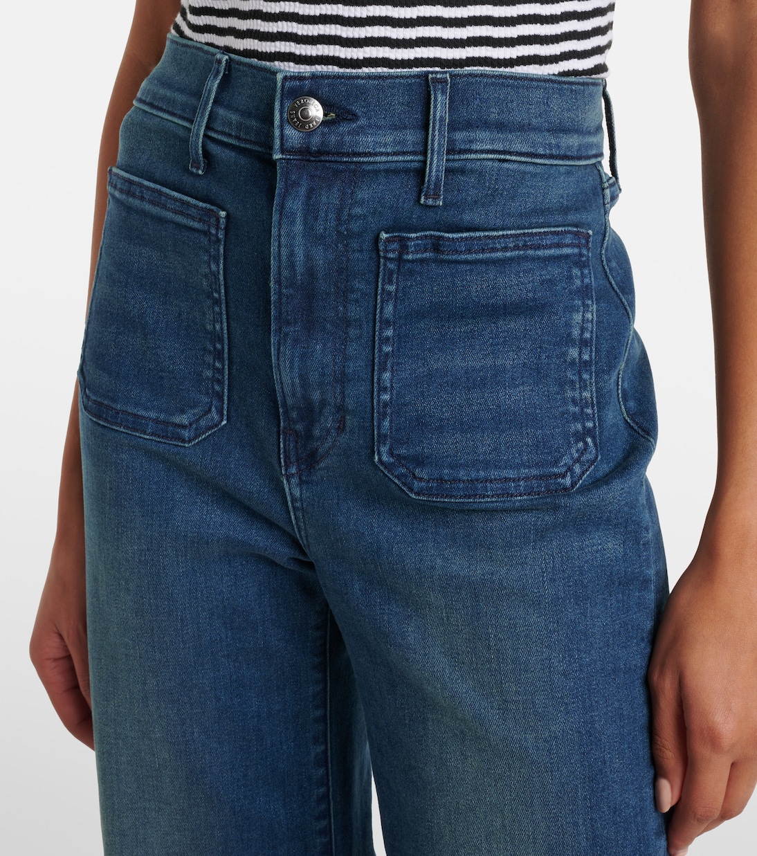 Jeans flared Crosbie a vita alta | Veronica Beard