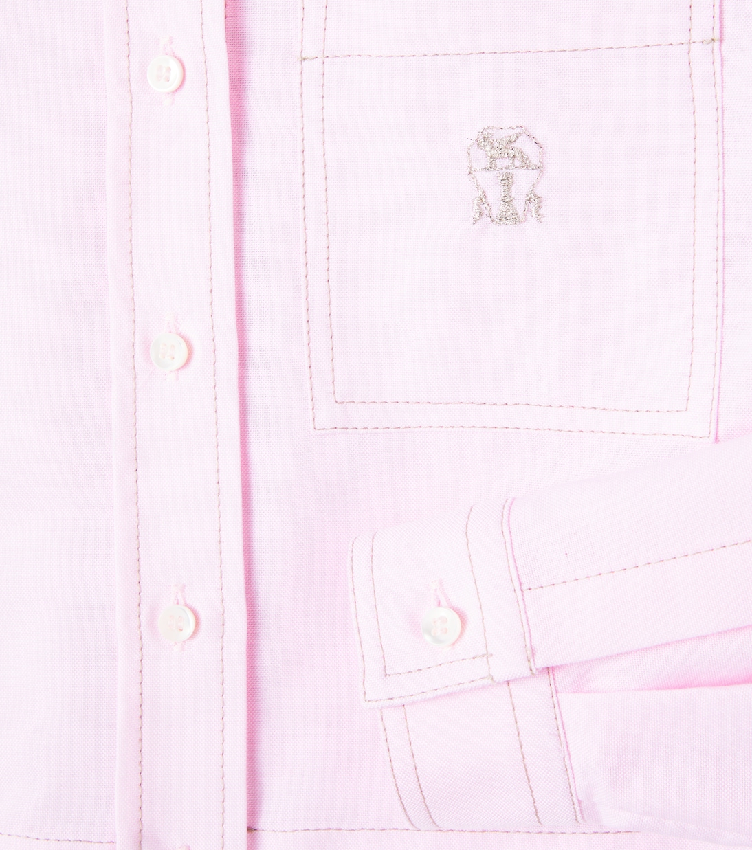 Camisa de algodón con logo | Brunello Cucinelli Kids