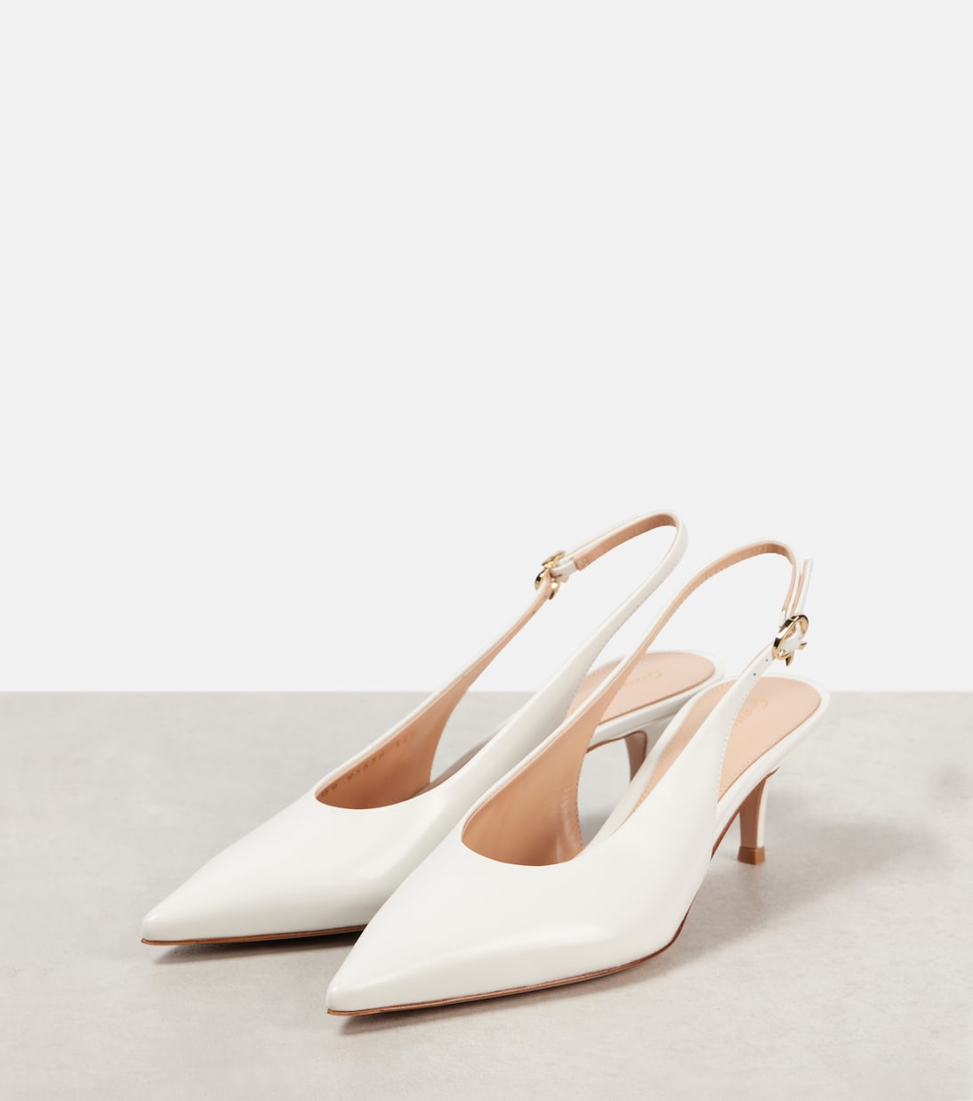 Scarpe con Tacco GIANVITO ROSSI Robbie Sling 55: Eleganza Giovane in Pelle