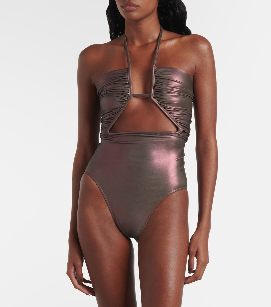 Costume intero metallizzato | Rick Owens