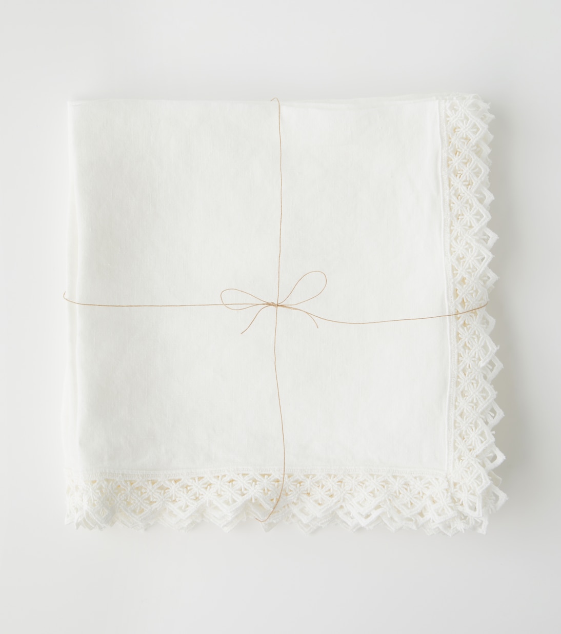 Set of 4 macramé linen napkins | Once Milano
