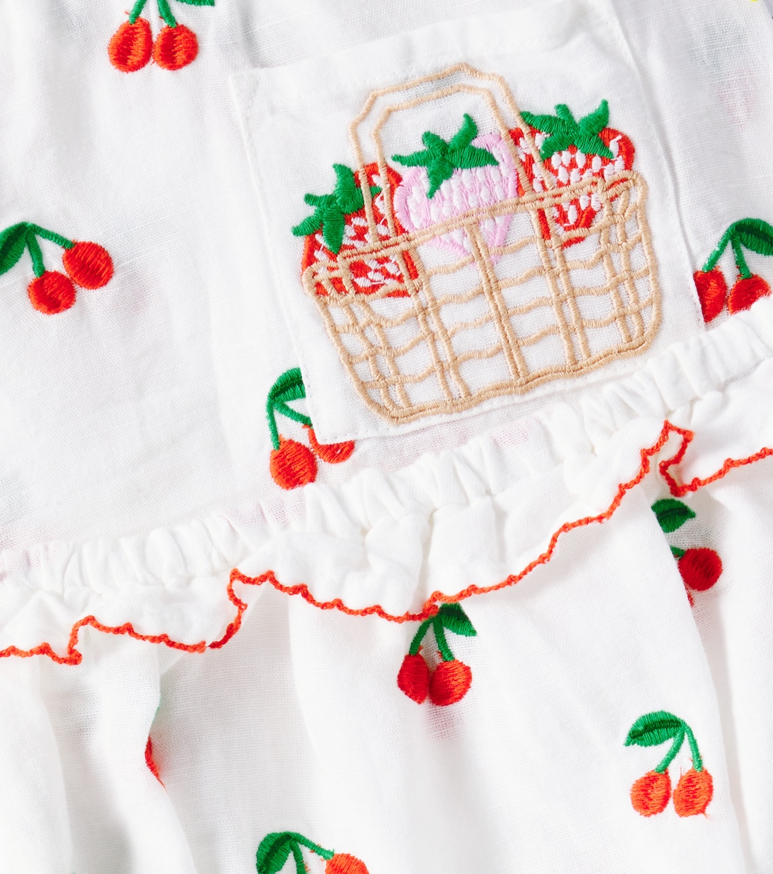 Baby - Top e culottes in cotone e lino | Stella McCartney Kids