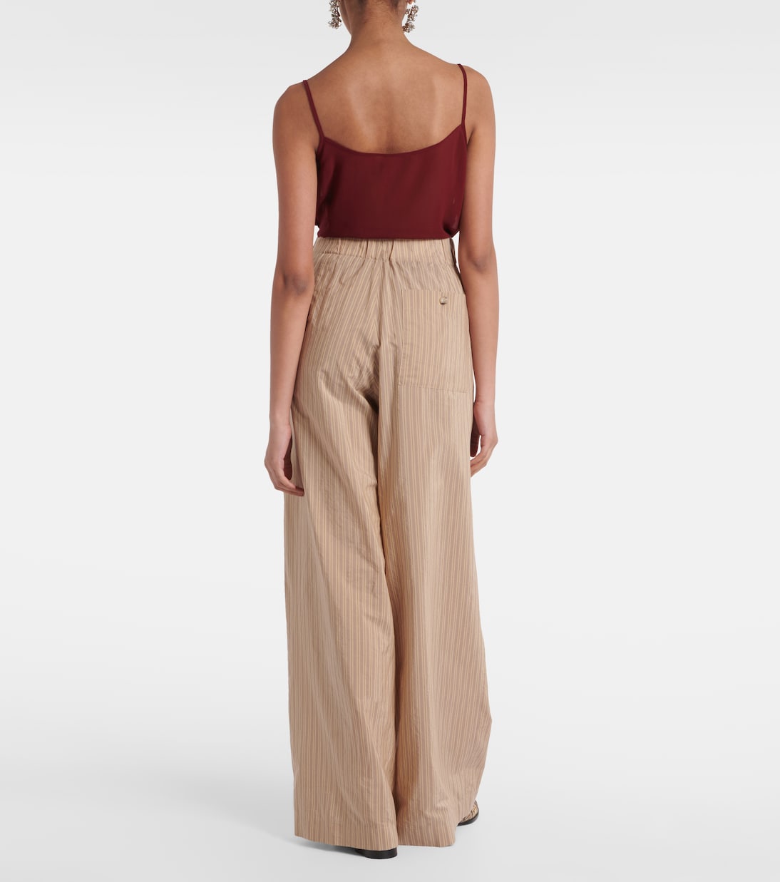 Pantaloni a gamba larga in misto cotone | Dries Van Noten