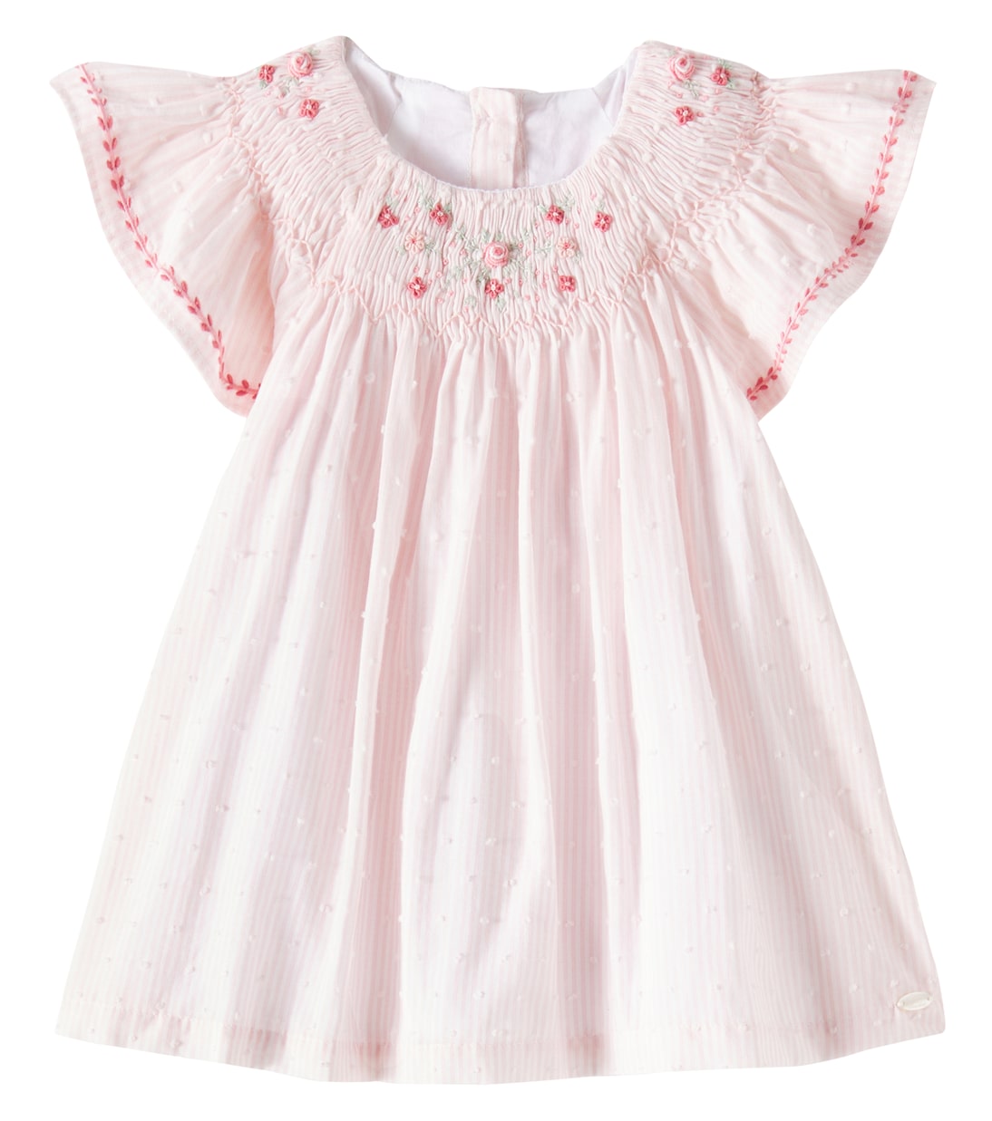 Baby - Abito in cotone con ricamo | Tartine et Chocolat