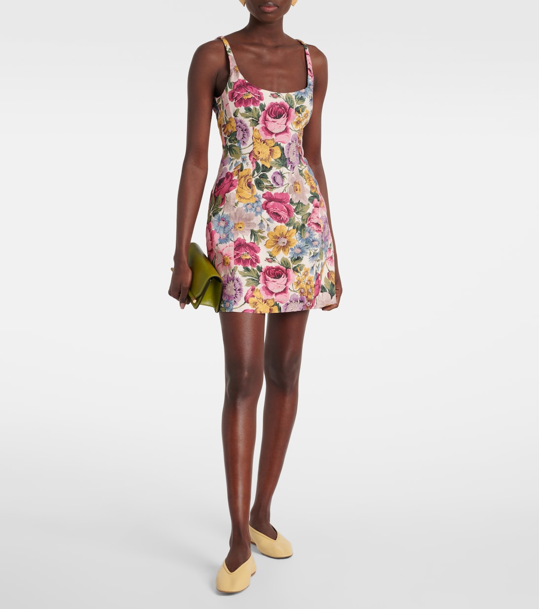 Bedrucktes Minikleid Sanne aus Leinen | Faithfull