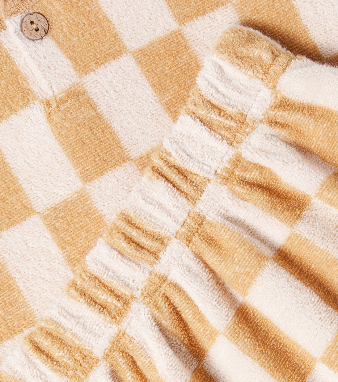 Baby - Top e shorts in spugna a quadri | Rylee + Cru