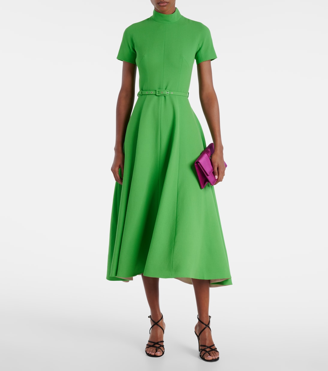 Camilla belted wool midi dress | Emilia Wickstead