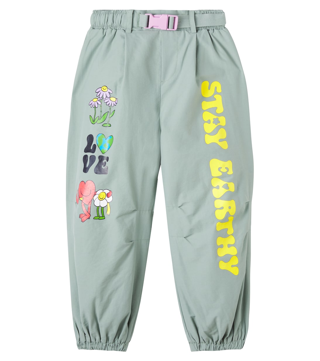 Pantalon imprimé en coton mélangé | Stella McCartney Kids
