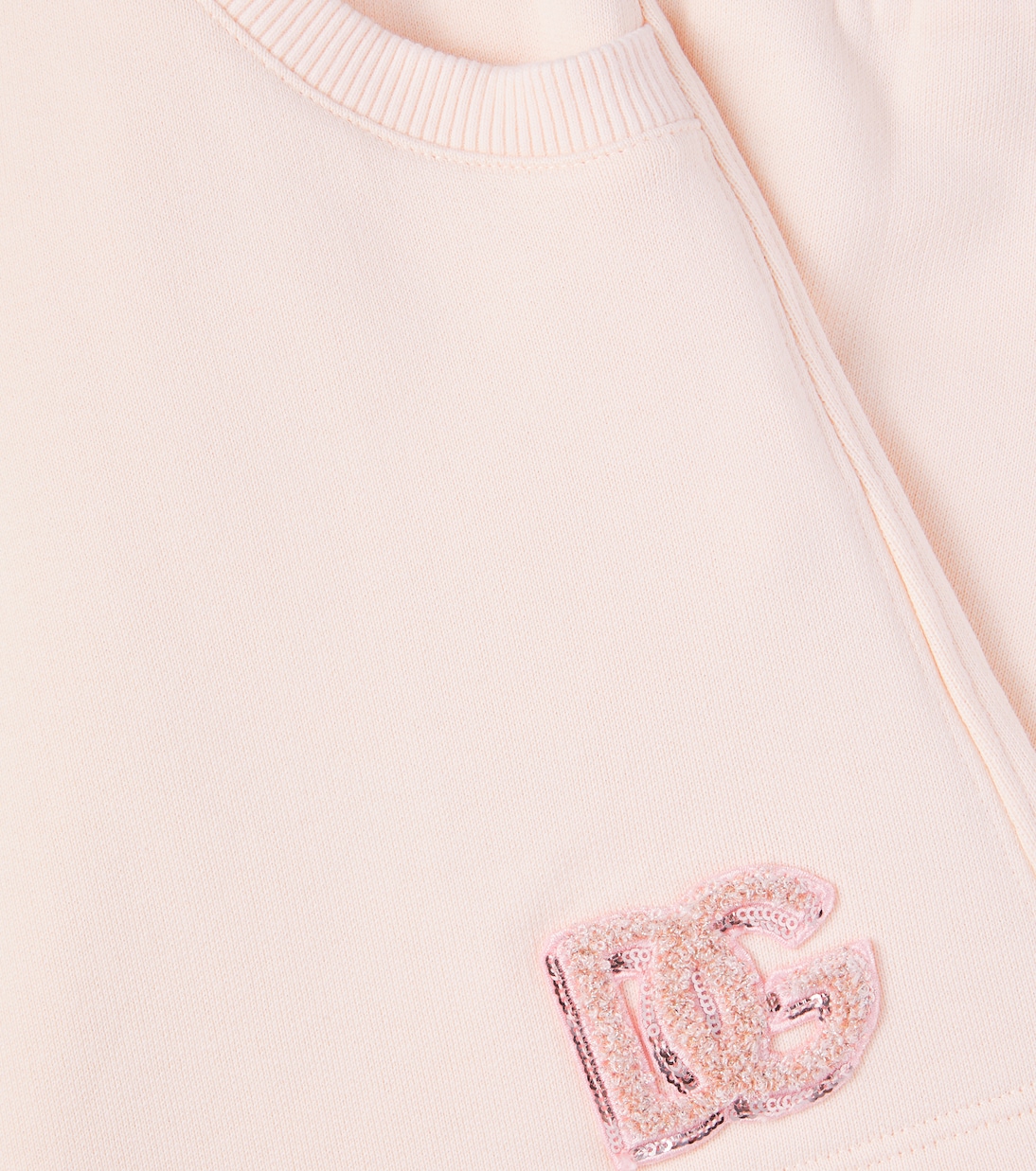 Jupe DG en coton à sequins | Dolce&Gabbana Kids