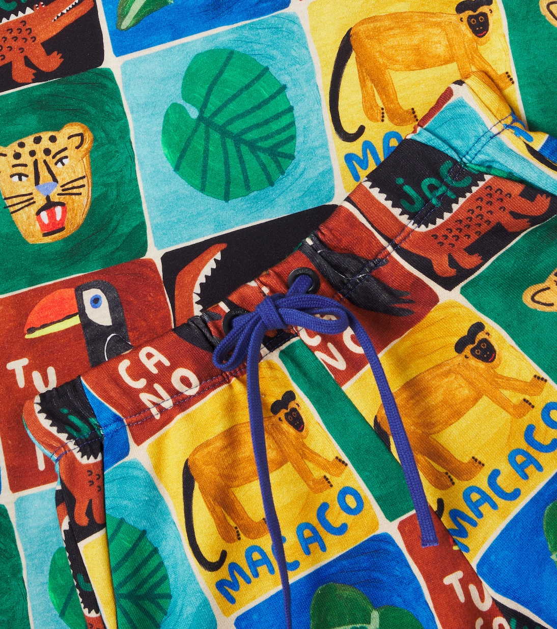 Printed cotton T-shirt and shorts set | Fábula