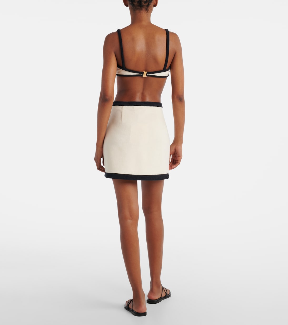 Top bikini in spugna di misto cotone | Adriana Degreas