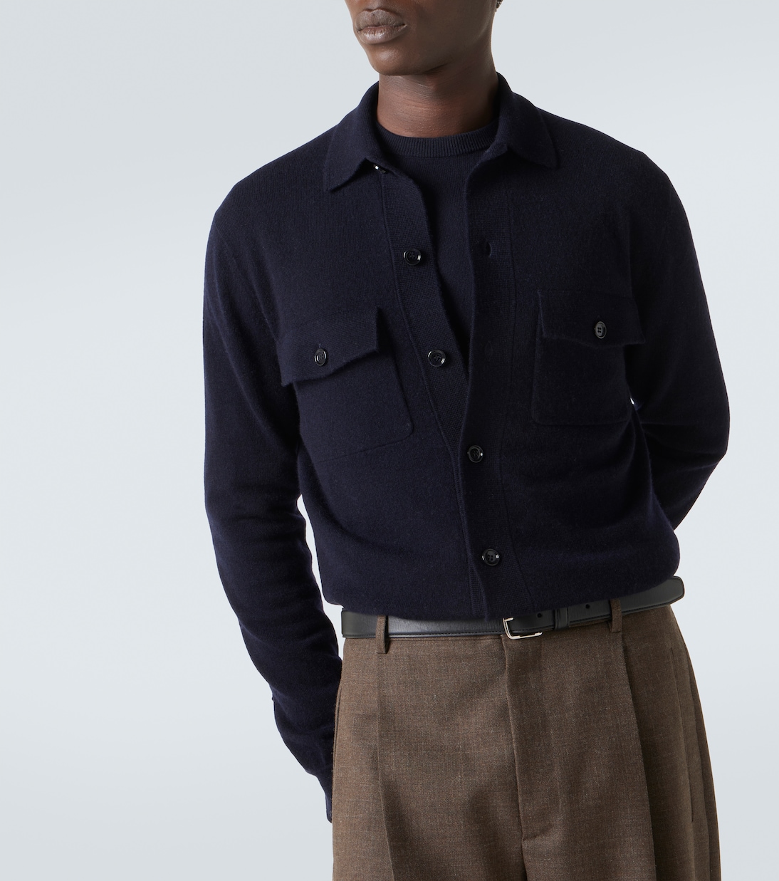 Sobrecamisa de lana y cachemir | Allude