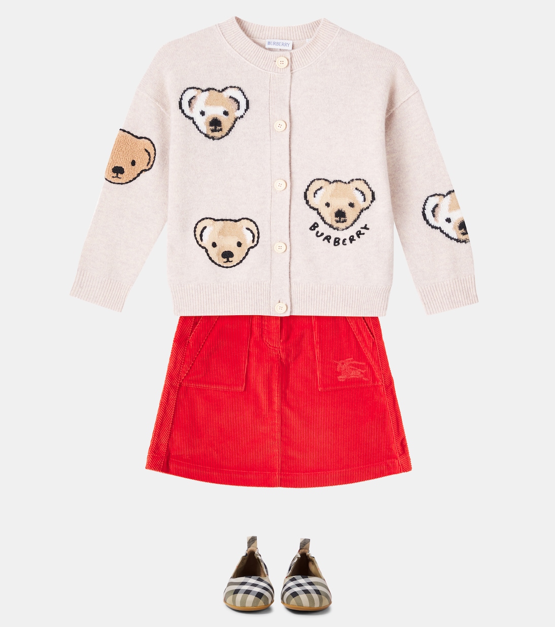 Cárdigan Thomas Bear de lana | Burberry Kids