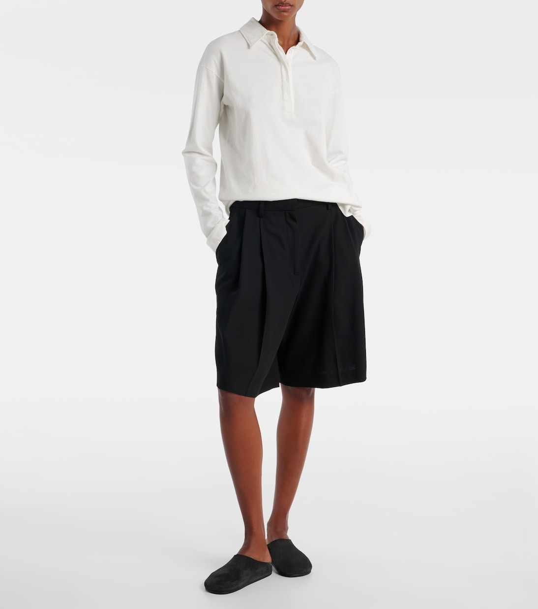 Bermudas Vesperis de lana virgen | The Row