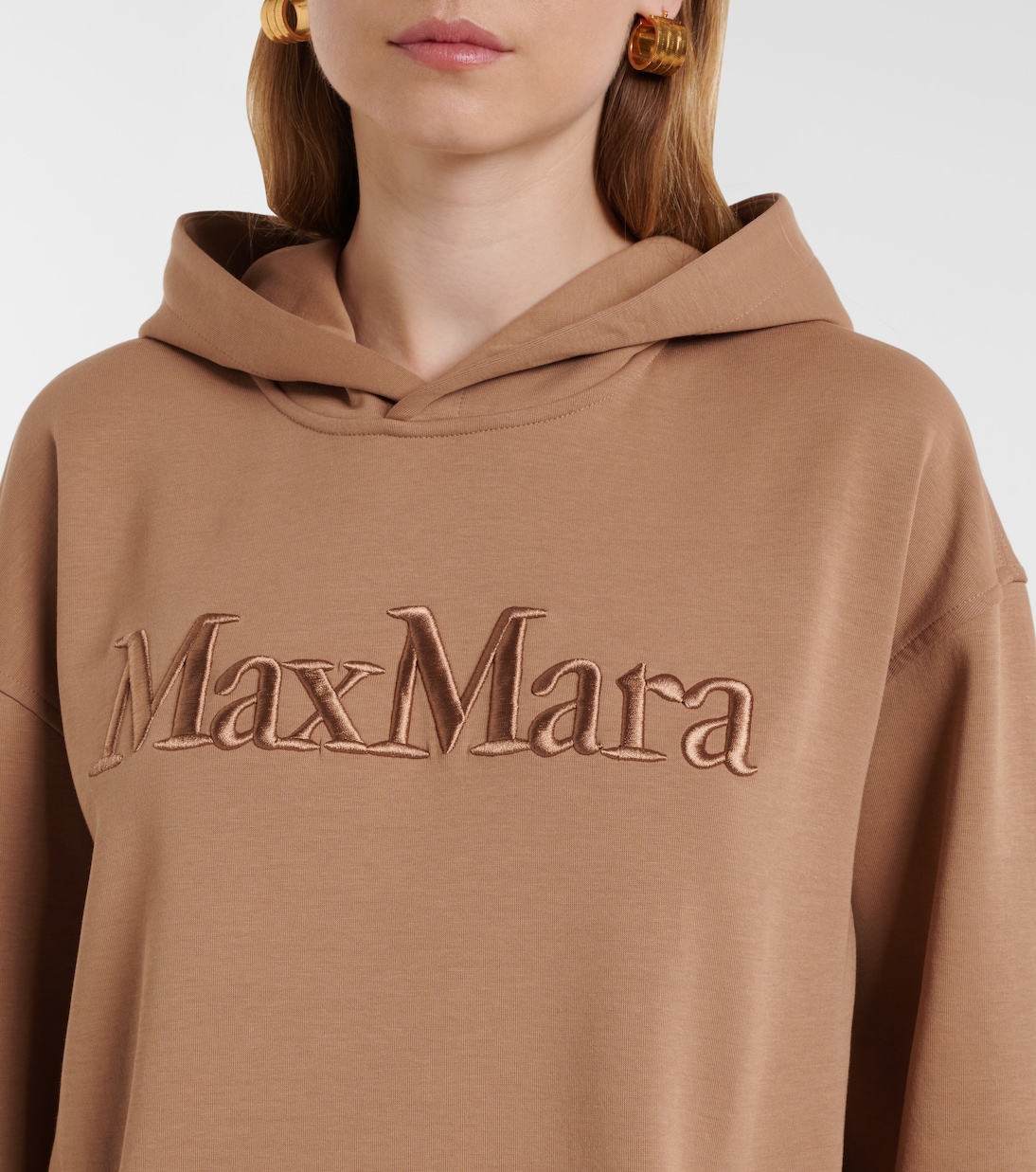 Bestickter Hoodie aus einem Baumwollgemisch | 'S Max Mara