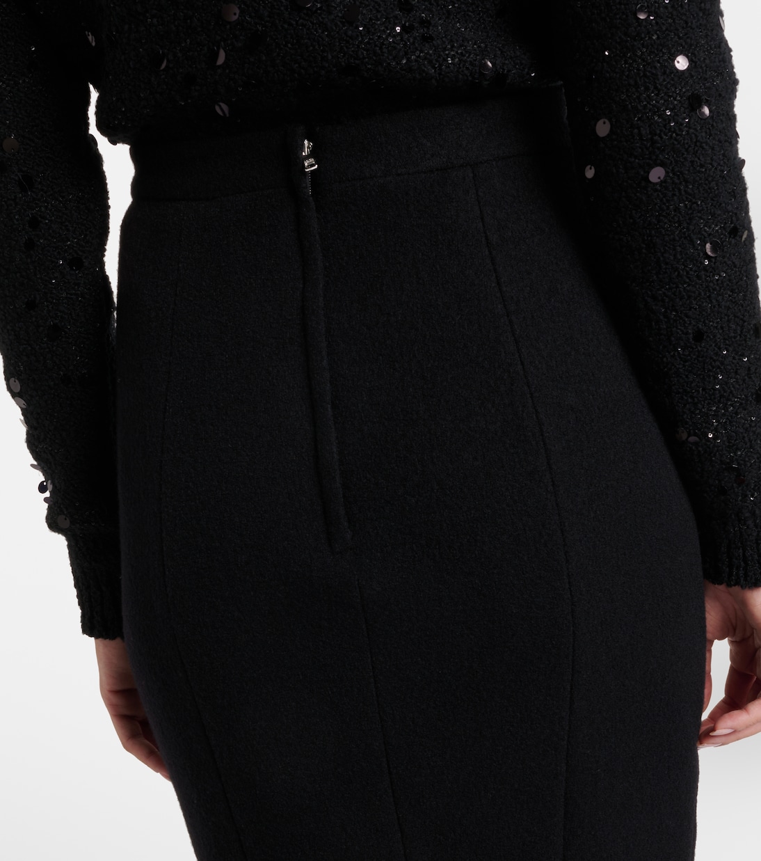 Virgin wool pencil skirt | Dolce&Gabbana