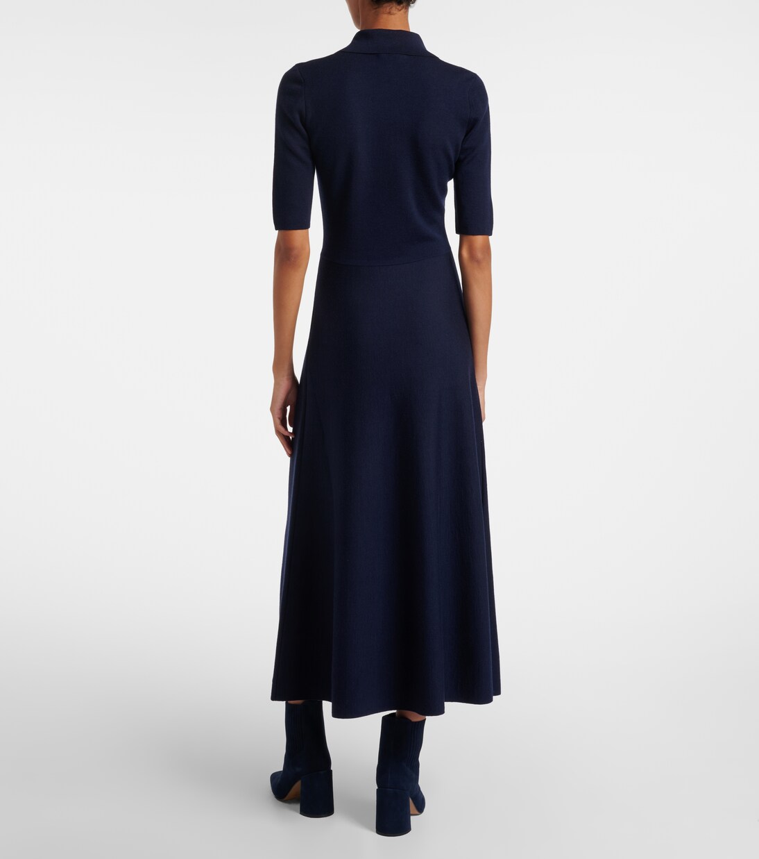 Abito lungo in lana, seta e cashmere | Gabriela Hearst