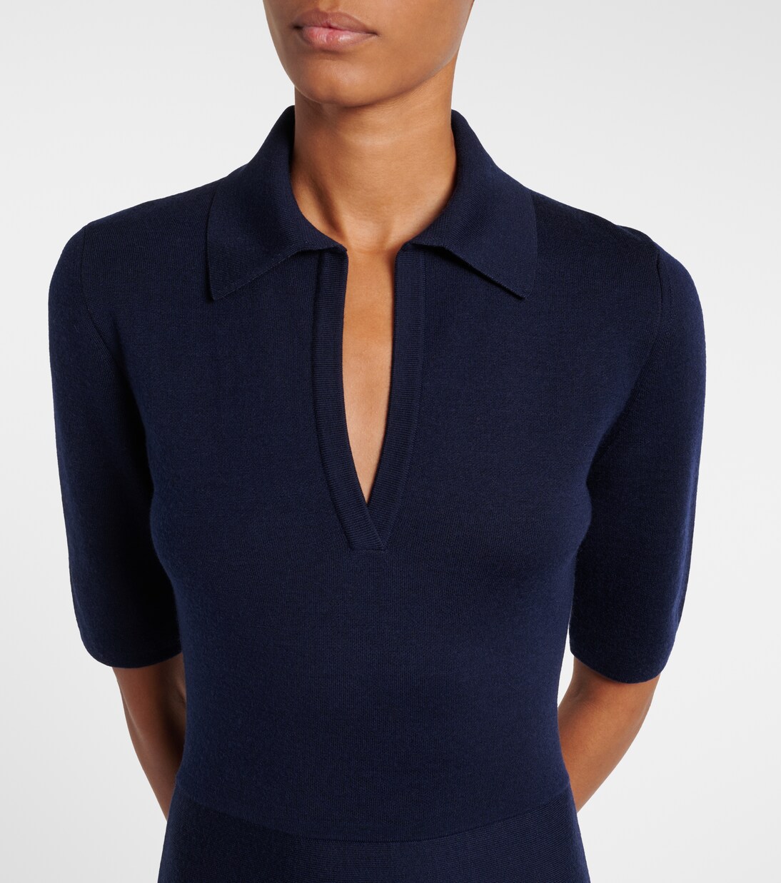Abito lungo in lana, seta e cashmere | Gabriela Hearst