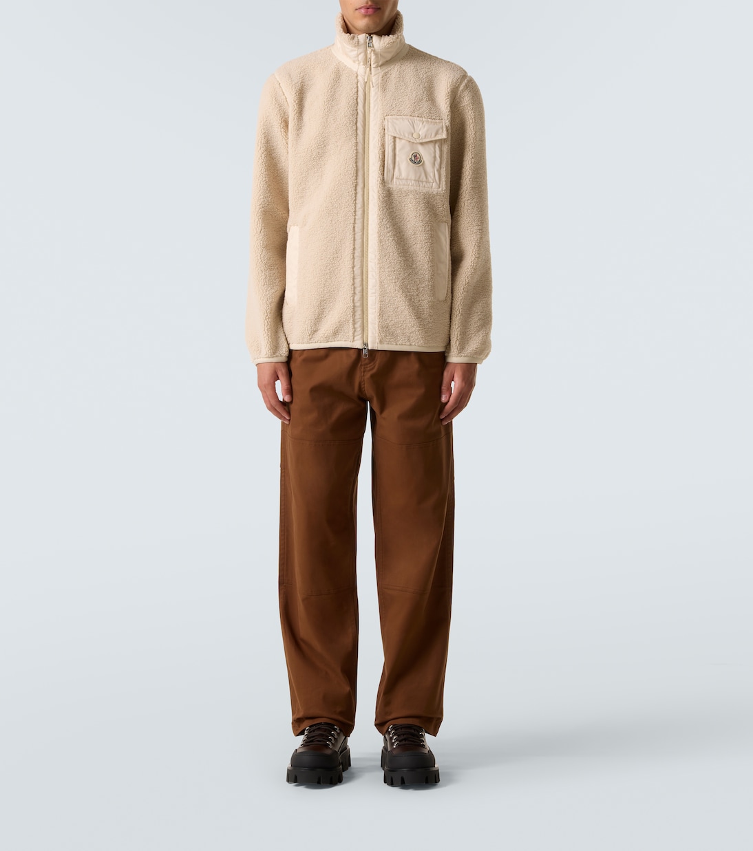 Fleece zip-up cardigan | Moncler
