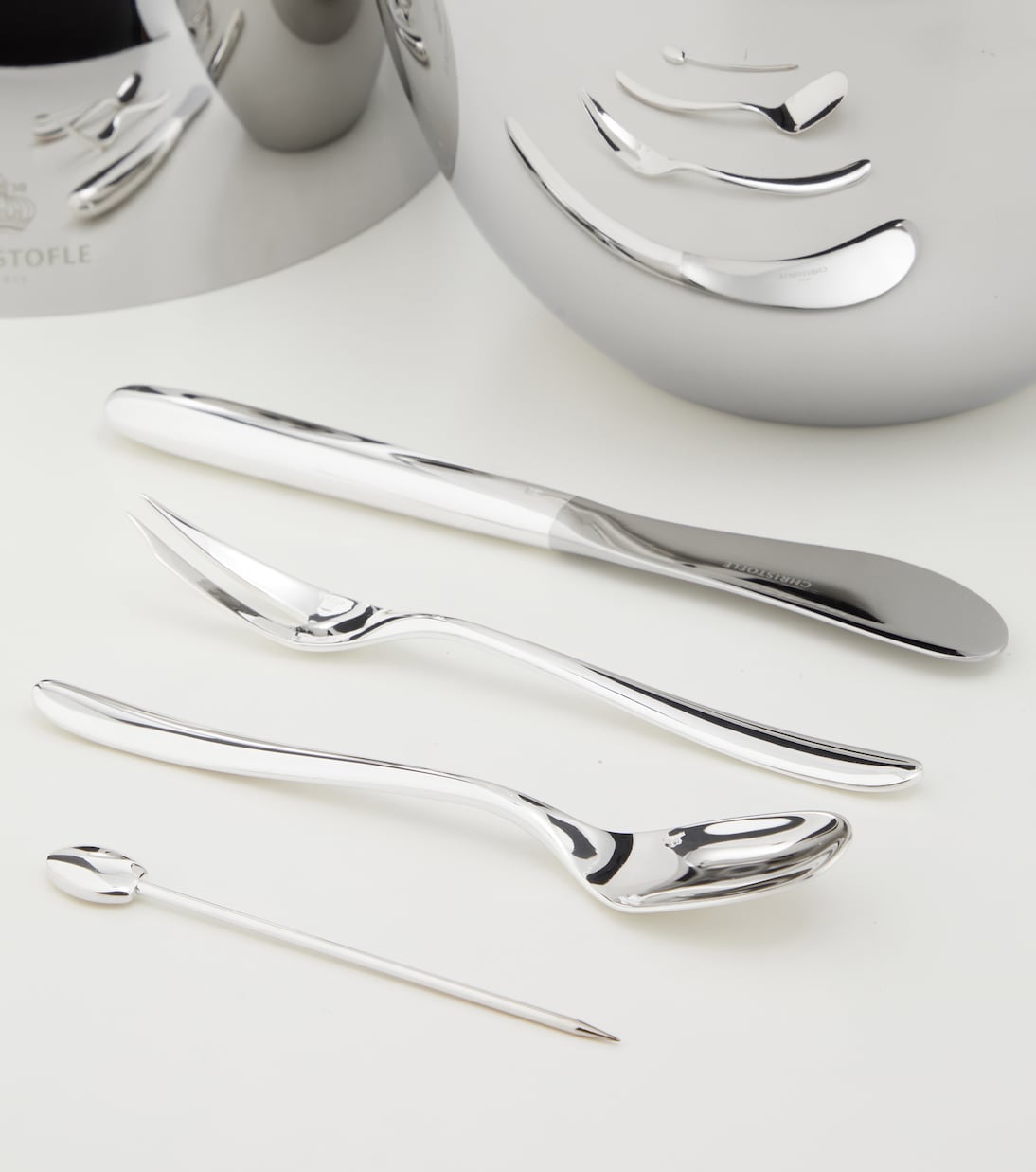 Mood Party 24-piece silver-plated flatware set | Christofle