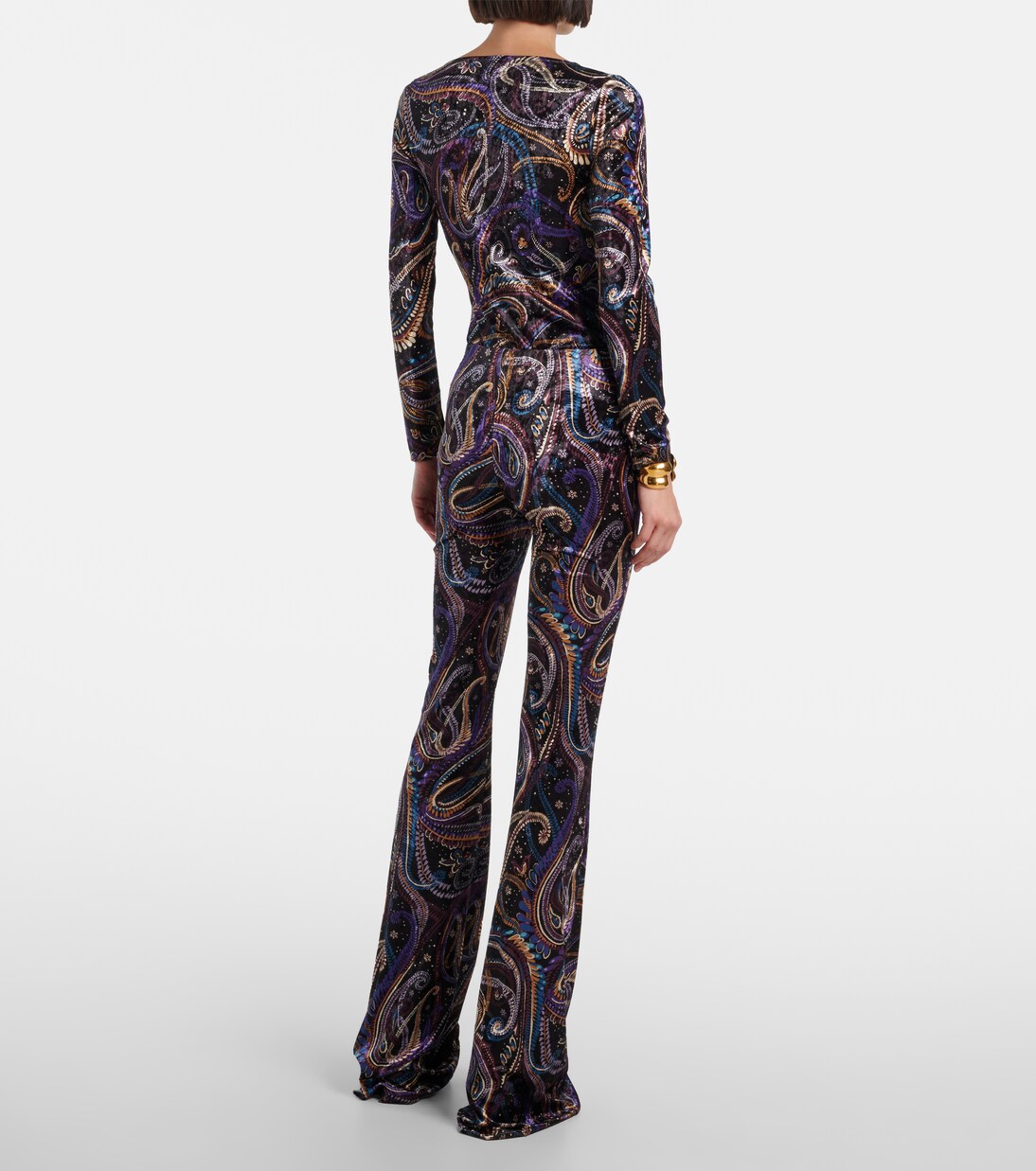 涡纹喇叭裤 | Etro