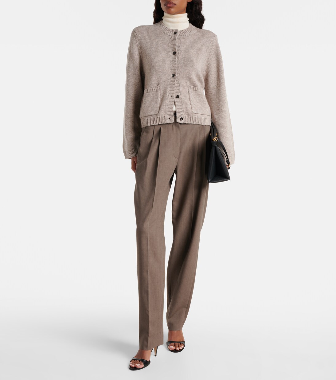 Wool and cashmere cardigan | Jardin des Orangers