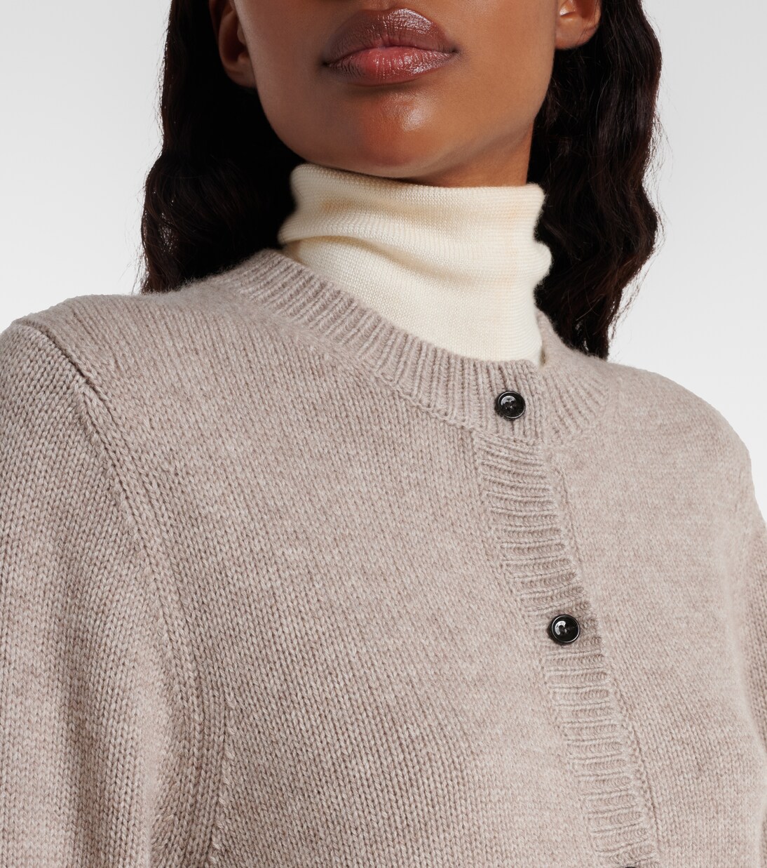 Wool and cashmere cardigan | Jardin des Orangers