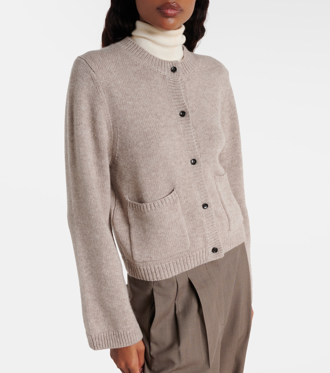 Wool and cashmere cardigan | Jardin des Orangers