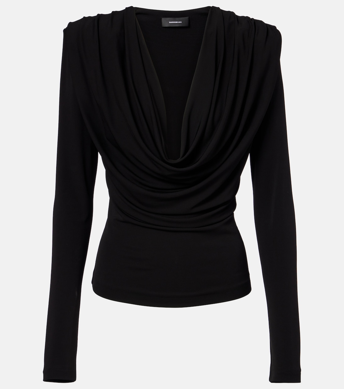 Draped jersey top | Wardrobe.NYC