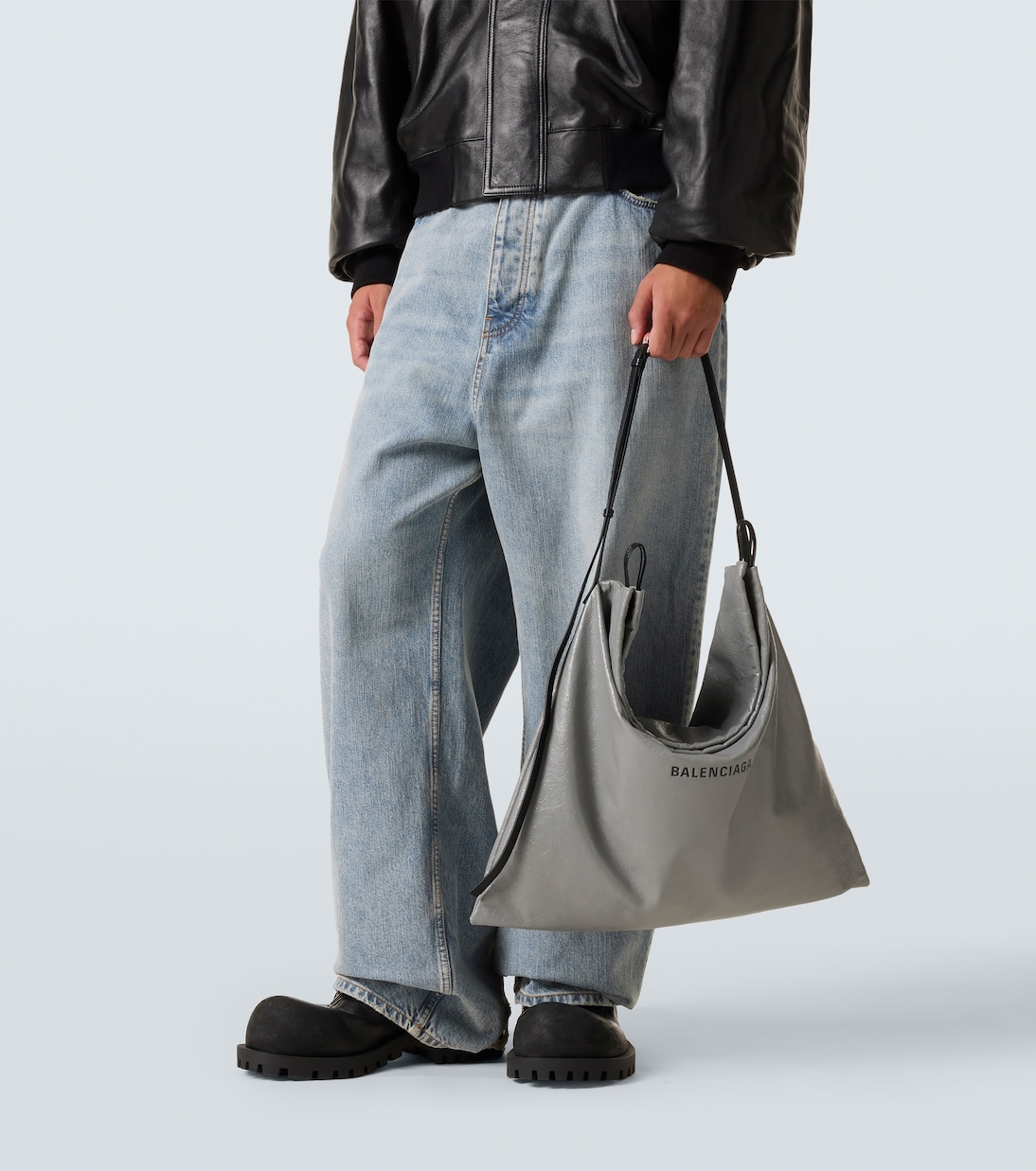 레더 숄더 백 | Balenciaga