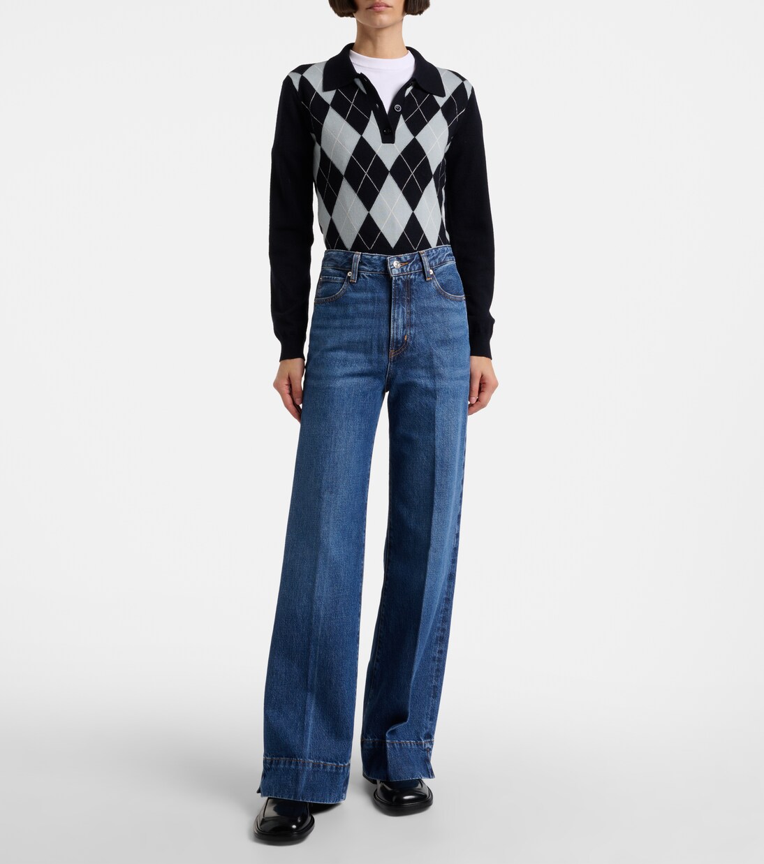 Jeans flared Slice de tiro alto | Frame