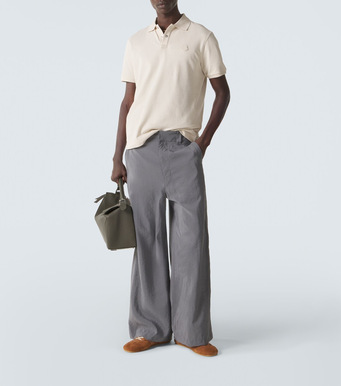 Logo cotton polo shirt | Moncler