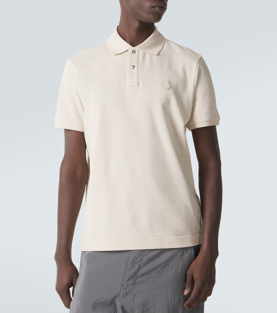 Logo cotton polo shirt | Moncler