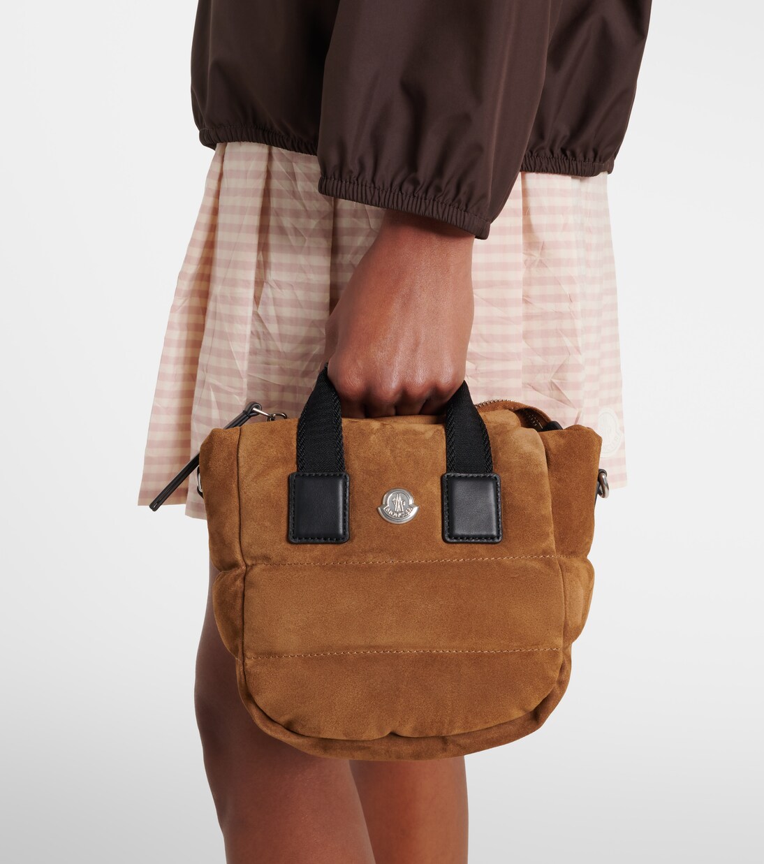 Henkeltasche Caradoc Micro aus Veloursleder | Moncler