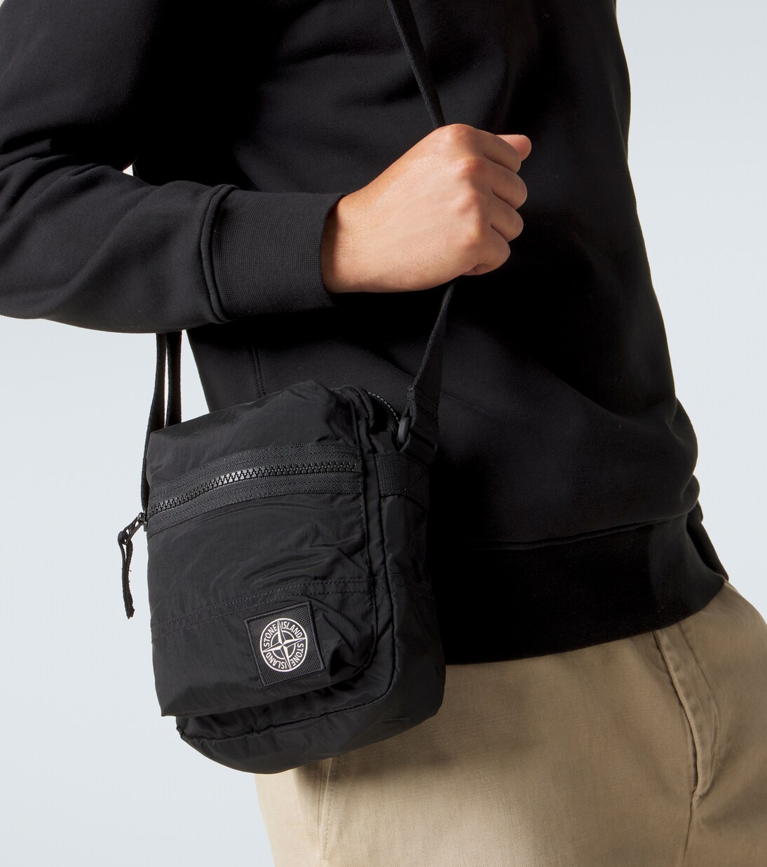 Compass poplin shoulder bag | Stone Island
