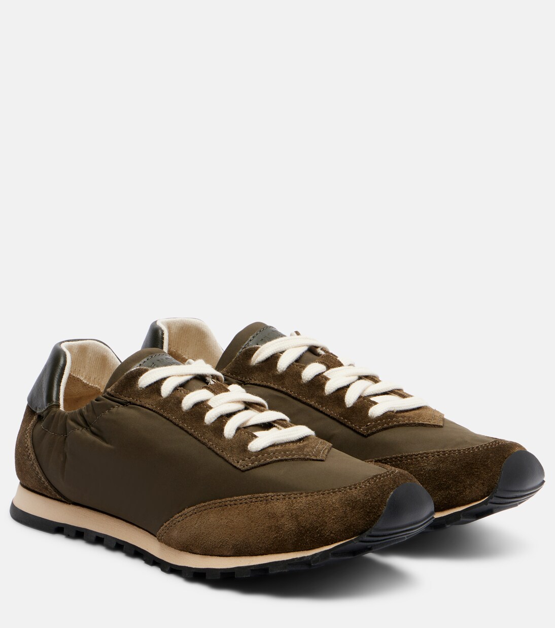 Slim Runner suede-trimmed sneakers | Le Monde Béryl