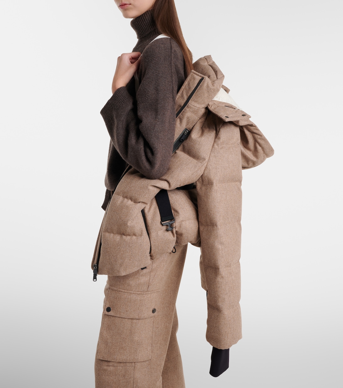 Daunenjacke Schurwollflanell | Brunello Cucinelli